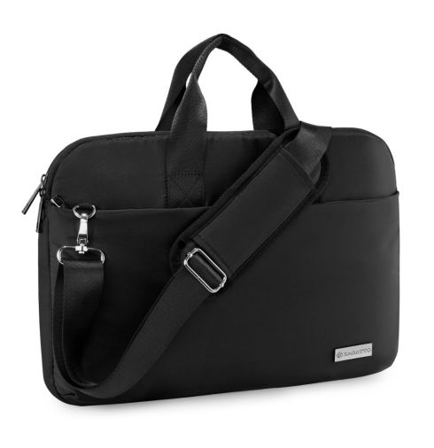 Černá taška na notebook 15,6" s úchytem na kufr Vega