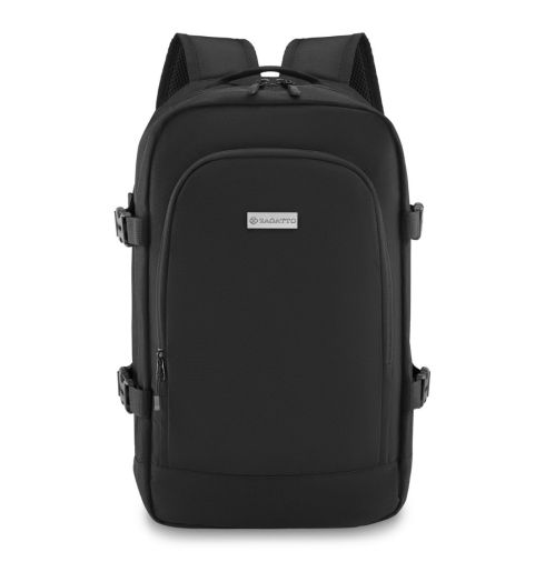 Městský batoh 40×25×20, příruční, černý Kjóto