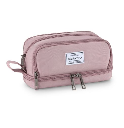 Piórnik czterokomorowy ZG1013 różowy