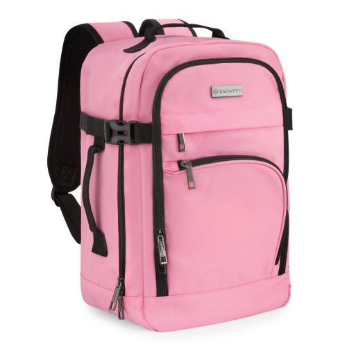 Dámský batoh 40×20×25, příruční zavazadlo Ryanair, růžový Yoshino