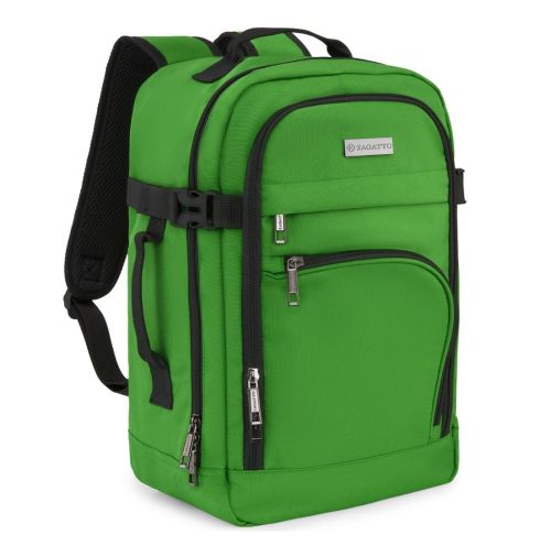 Cestovní batoh do letadla 40×20×25 zelený Kingston