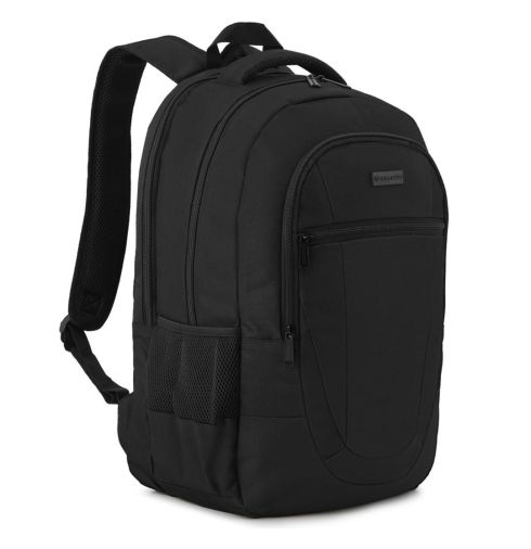 Černý tříkomorový batoh na notebook