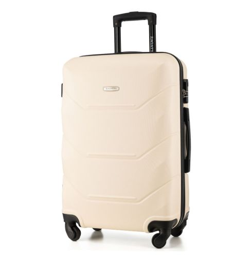 Kufr 65x45x26 střední na kolečkách pískový Koloseum