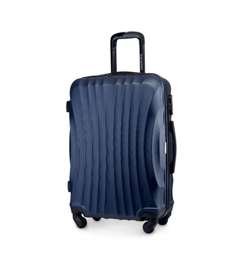 Odbavený kufr 65×42×26 Wizzair tmavě modrý Misty Fjords