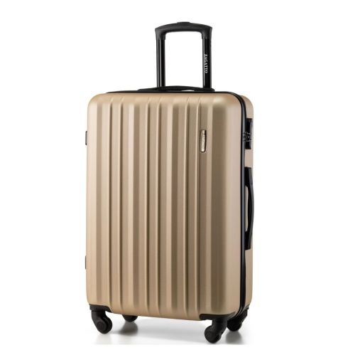 Odbavený kufr (střední) 66×44×24, šampaňský Big Ben