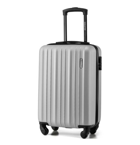 Kabinový kufr 56×36×20 stříbrný Burj Khalifa