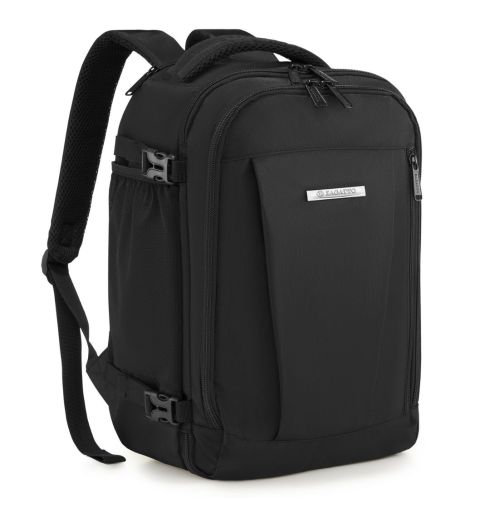 Černý batoh letadlo 40x20x25 Madrid