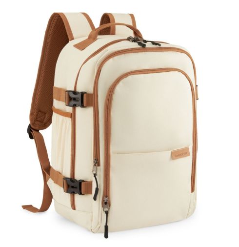 Béžový cestovní batoh na příruční zavazadla 40x25x20 Bari