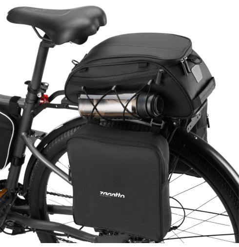 Sakwa rowerowa na bagażnik czarna Vault