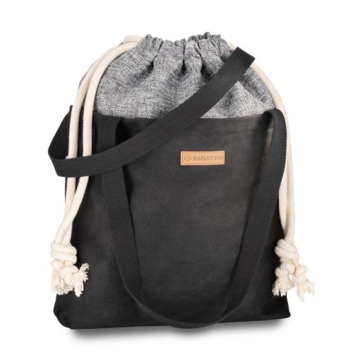 Kabelka pro ženy Černá/Melanžová ZG610 - hlavní fotografie