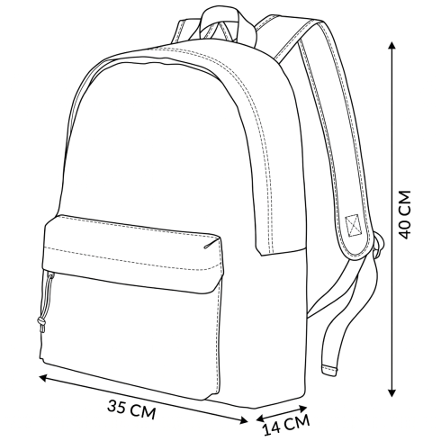 Městský batoh z kolekce Orlando, 20L, ZG774