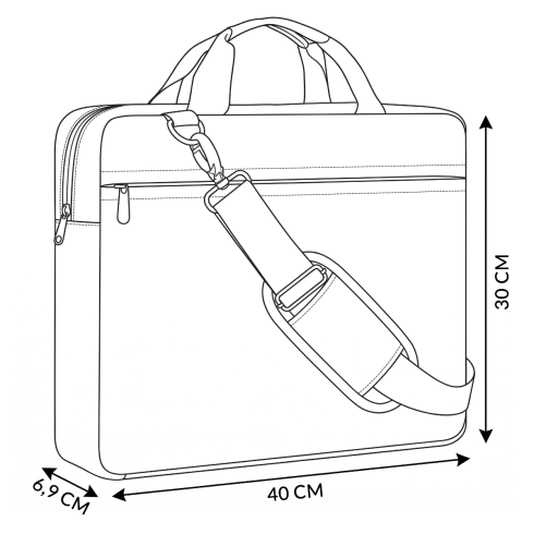 Dámská taška přes rameno na notebook Galaxy „Tokio“ s úhlopříčkou 15,6"
