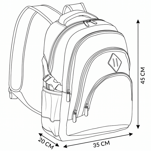 Batoh s prostorem na notebook ZG1009