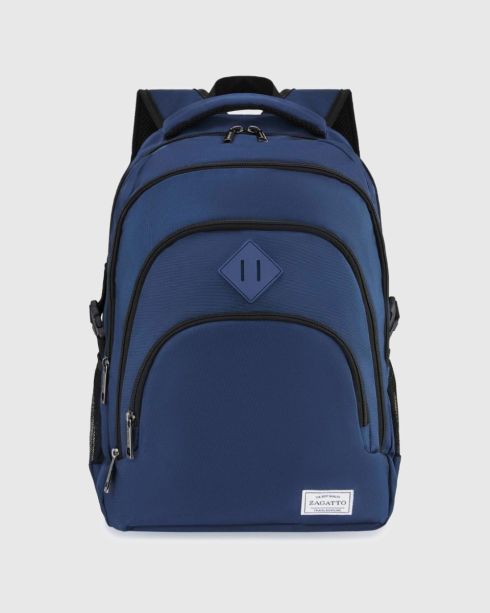 Námořnická modrá batoh s prostorem na notebook, polyester, Zagatto