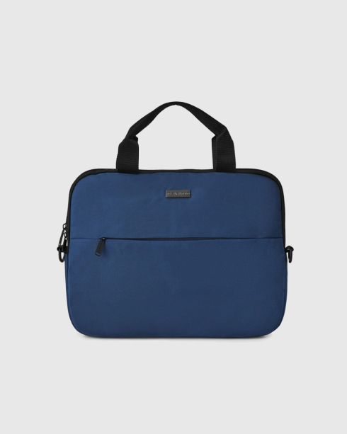 Námořnická modrá taška na notebook 15,6 palce, polyester, Zagatto – fotografie 2