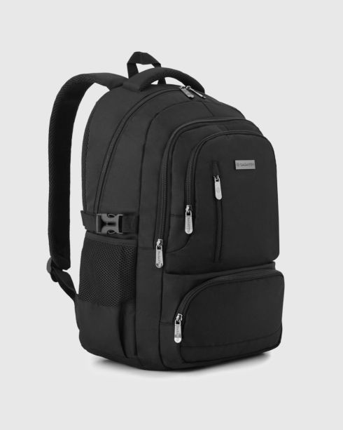 Černý batoh s prostorem pro notebook, polyester, Zagatto