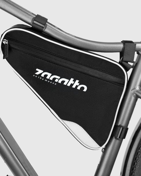 Černá cyklistická taška pod rám kola, Zagatto – fotografie 2