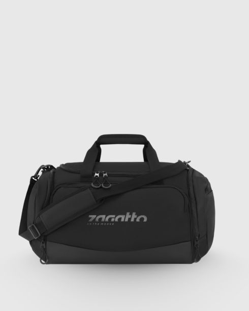 Černá sportovní taška do posilovny, polyester, Zagatto