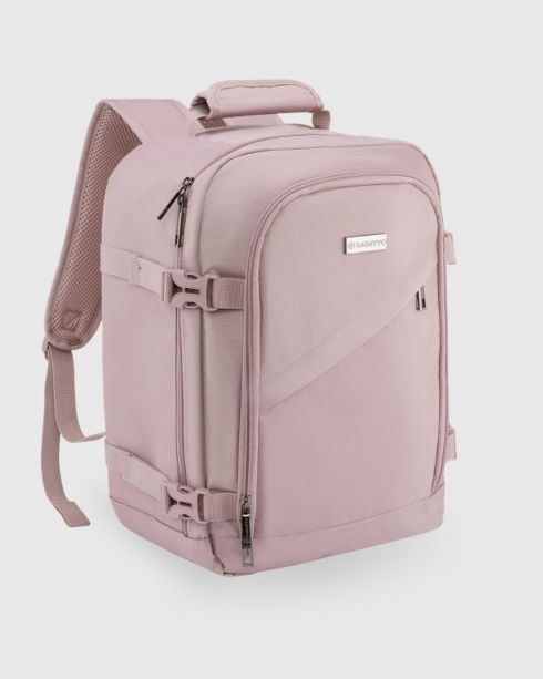 Růžový cestovní batoh 40x30x20 cm, polyester a nylon – fotografie 2