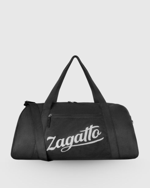 Černá sportovní taška do posilovny, polyester, Zagatto
