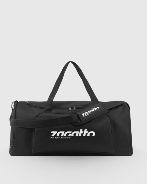 Černá sportovní taška přes rameno, polyester a nylon, Zagatto