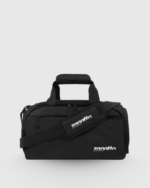 Černá sportovní taška s kapsou na boty, polyester a nylon, Zagatto