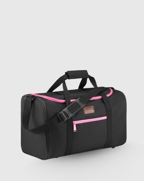 Černá velká dámská cestovní taška 40x20x25, polyester a nylon, Zagatto – fotografie 3