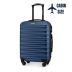 Příruční kufr na kolečkách 55x40x20, tmavě modrá, ZG501 ABS C D.blue