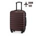 Příruční kufr na kolečkách 55x40x20, vínový, ZG501 ABS C D.Red