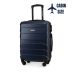 Příruční kufr na kolečkách 55x40x20, tmavě modrá, ZG502 ABS C D.Blue