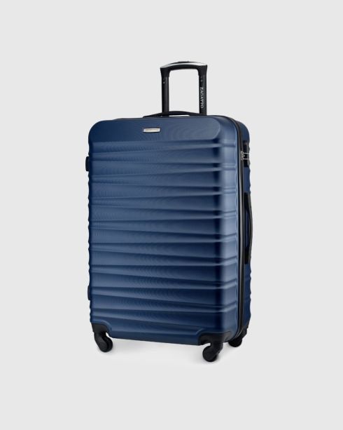 Kufr Ryanair Wizzair 75x48x29 kostkovaný, tmavě modrá, Arctic