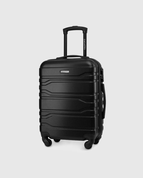 Černý kabinový kufr 55x40x20 příruční zavazadlo Lanzarote