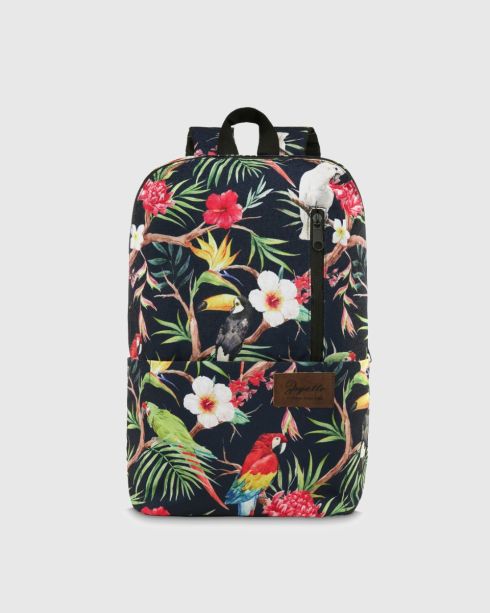 Černý dámský batoh Rio, polyester a nylon, Zagatto