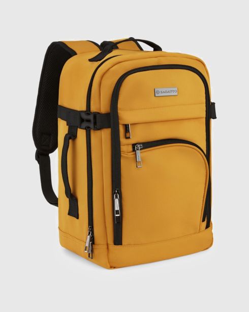 Hořčice příruční batoh do letadla 40x25x20, polyester, Zagatto