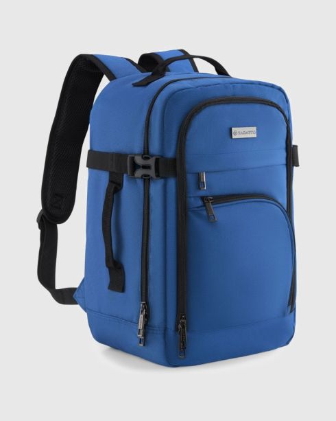 Modrý turistický batoh 40x25x20, polyester, Zagatto