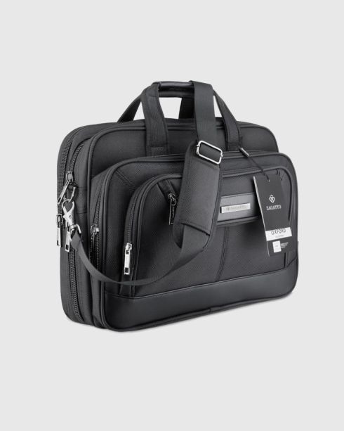 Černá brašna na notebook a dokumenty 15,6 palce, polyester, nylon, Zagatto