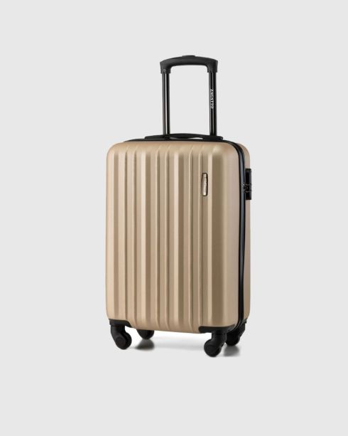 Šampaňský tvrdý příruční kufr 56x36x20, ABS, Zagatto