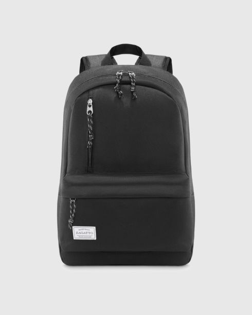 Černý městský batoh z kolekce Orlando 18 l, polyester a nylon, Zagatto