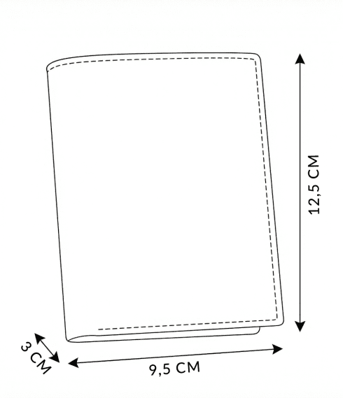 Hnědá pánská kožená peněženka RFID Secure Doppia