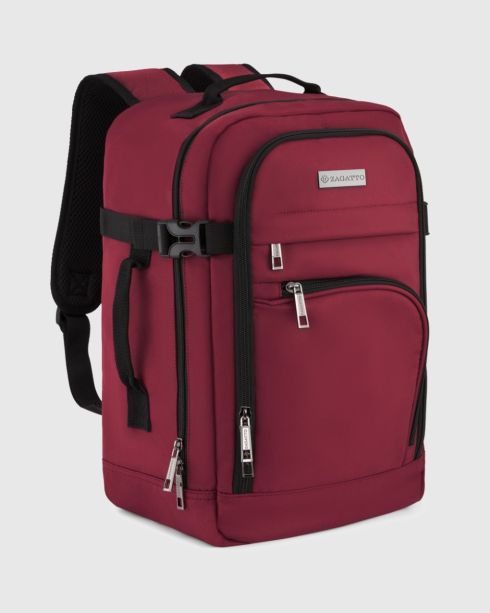 Šedý cestovní batoh 40x20x25 Wizzair, polyester, Zagatto
