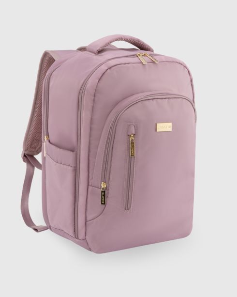 Růžový cestovní batoh 40x30x20 do letadla, polyester a nylon, Zagatto – fotografie 2