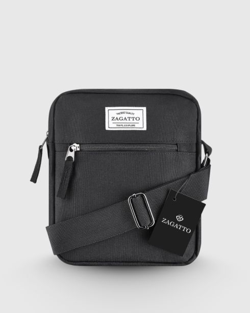 Černá taška přes rameno West Pack, polyester a nylon, Zagatto ZG52