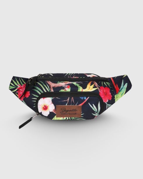Dámská ledvinka vícebarevná-květinová, polyester, nylon, Zagatto