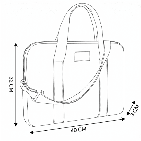 Elegantní květinová taška přes rameno Pegasus 15,6"