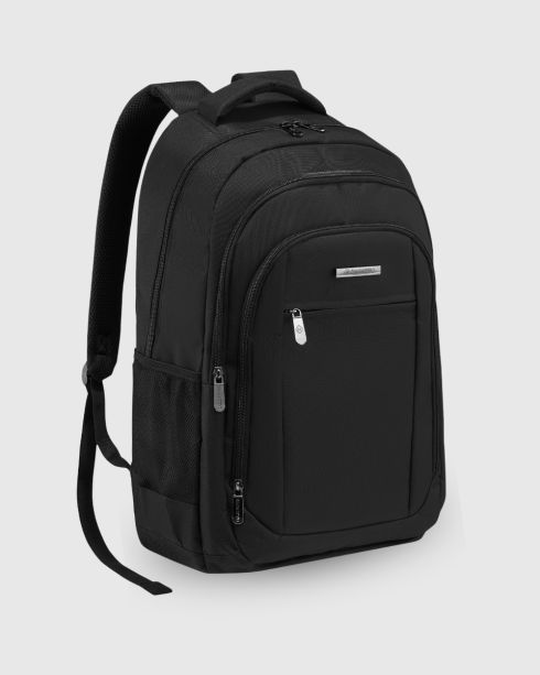 Černý batoh na notebook 33L, polyester a nylon, Zagatto