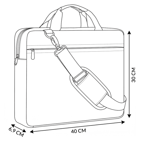 Dámská taška přes rameno na notebook Galaxy „Tokio“ s úhlopříčkou 15,6"