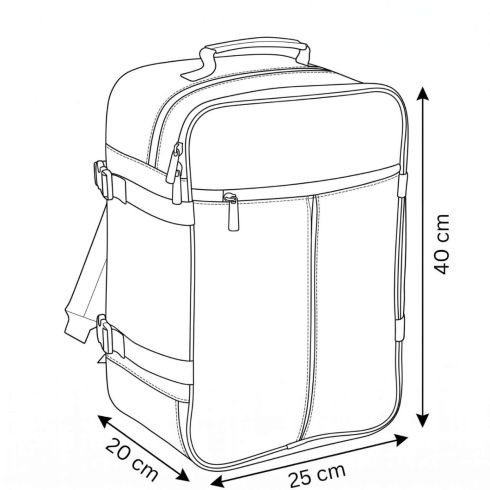 Cestovní batoh do letadla 40x25x20 ZG889
