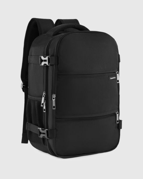Černý ergonomický batoh 40x20x25, polyester, nylon, Zagatto