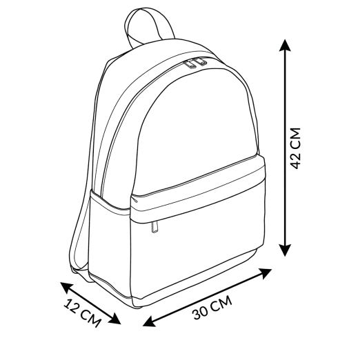 Černý školní batoh ZG946