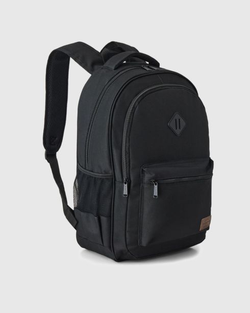 Černý batoh s prostorem na notebook, polyester, Zagatto
